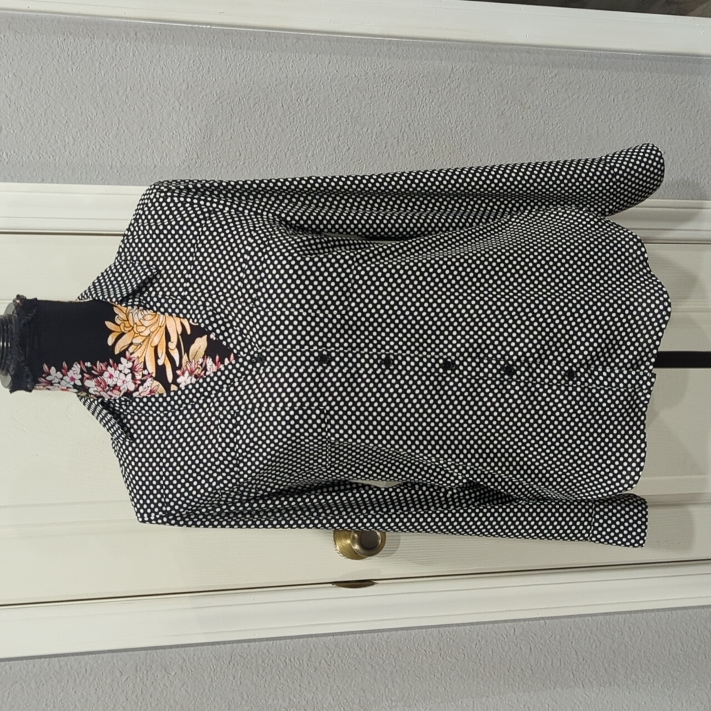 Express portofino longsleeve shirt polka dots
